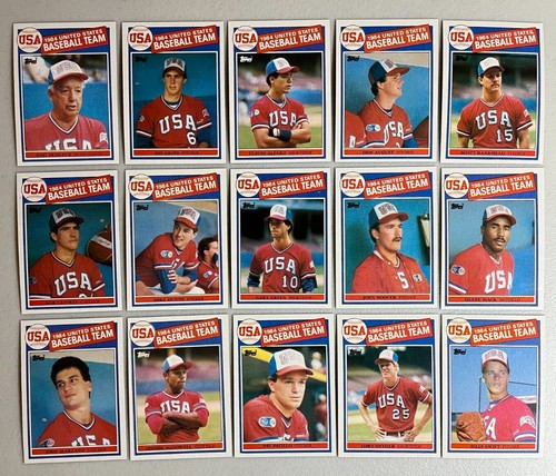 1985 topps usa olympic - olympic, team
